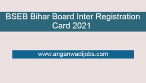 BSEB Bihar Board Inter Registration Card