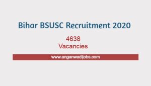Bihar BSUSC Recruitment 2020 