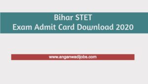 Bihar STET Exam Admit Card Download 2020 