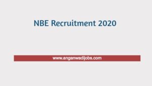 NBE Recruitment 2020 Notification