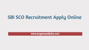 SBI SCO Recruitment Apply Online