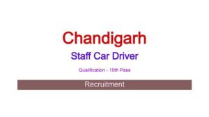 Chandigarh Car Driver Job
