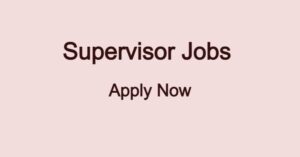 Supervisor Jobs 
