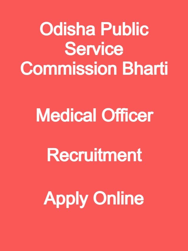 OPSC 1871 Medical Officer Bharti 2021