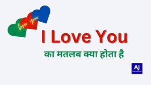 I Love You Meaning in Hindi